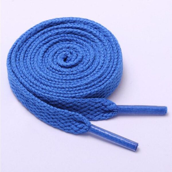 Platte Blauwe Veter 8mm