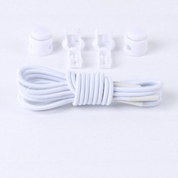 Vol Witte Elastische Snelsluiting Veters