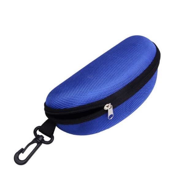 Brillenkoker Rits Blauw
