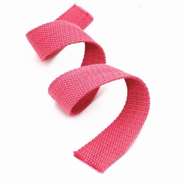 25mm 7M Tassenband Licht Roze