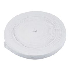 Knoopsgatenelastiek 30mx2cm Wit