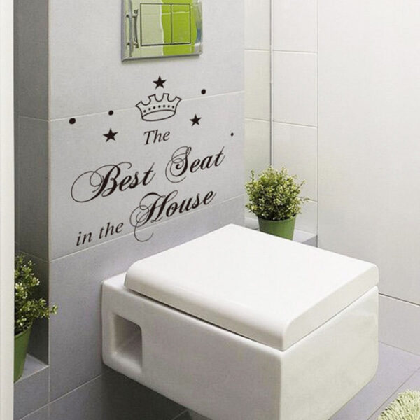 The Best Seat Wc Sticker - Afbeelding 2