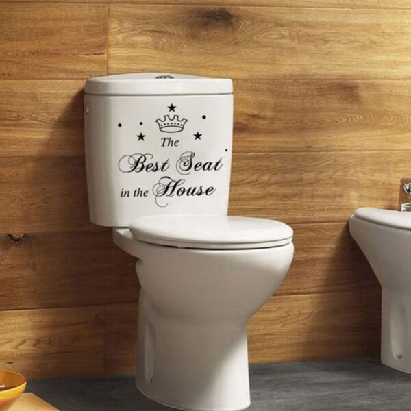 The Best Seat Wc Sticker - Afbeelding 3