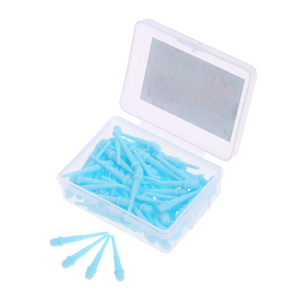 80 Dart Softtips 25mm Blauw