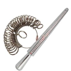 Ringmeter - Tweedelig Metaal Vingermeter - Ringmaat opmeten