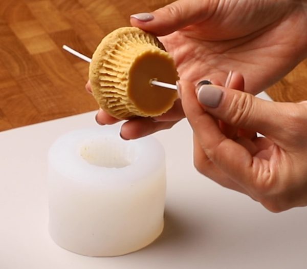 Cupcake Kaars Mal Gietmal Brownie Silicone Kaarsen Zeep Maken - Afbeelding 4