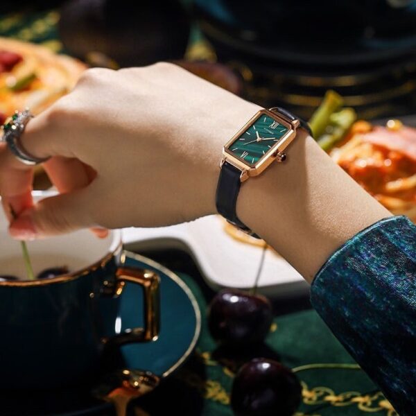 Deepsea Oxyster Green Horloge Goud - Afbeelding 4