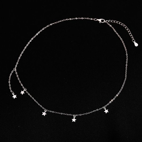 Zilveren Sterretjes Ketting 925