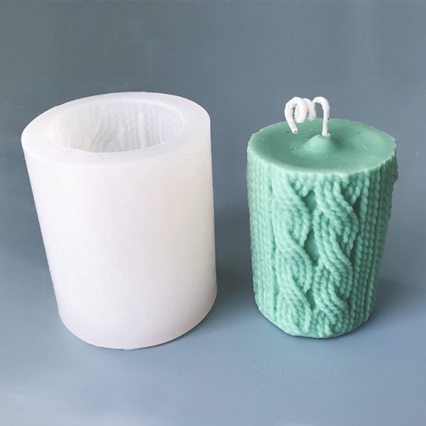 Wollige Kaars Mal Gietmal Wol Silicone Kaars Maken
