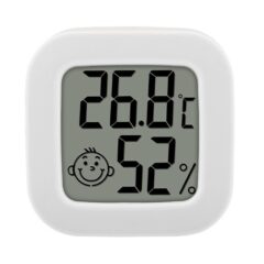 4cm Mini Thermometer - Digitaal Binnen - Wit - Huisthermometer
