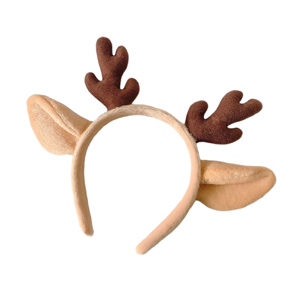 Kerst Gewei Diadeem Haar Eland Haaraccessoires Hoofdband