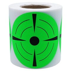 125 Schiet Target Stickers - Groen - Schietschijf 7,6cm