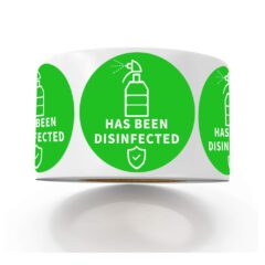 300 Has Been Desinfected Stickers 3,8cm Gedesinfecteerd Schoongemaakt