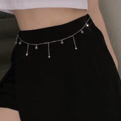 Buik Ketting Zilverkleurig Belly Chain Taille Lichaamsketting Body