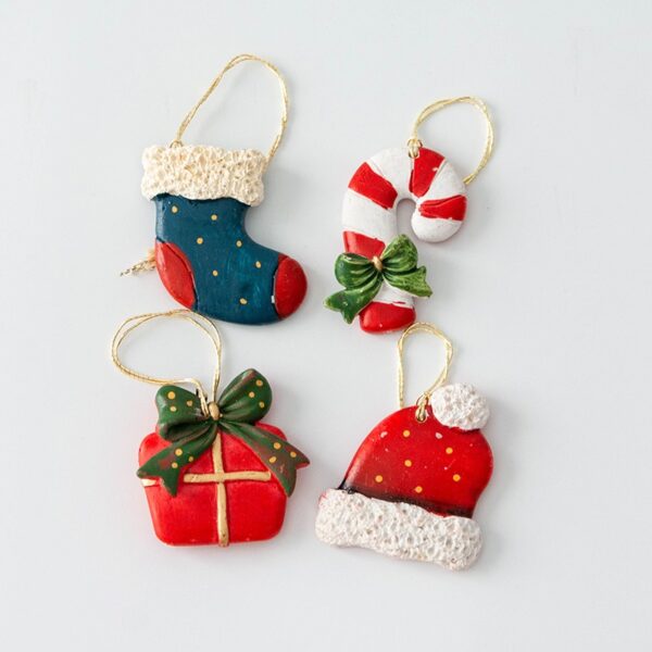 4-Delige Kerst Kerstboomversiering Hanger Set
