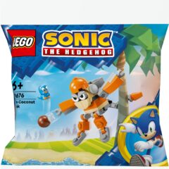 LEGO Sonic the Hedgehog set met personages en tropische achtergrond. Leeftijd 6+, voor uren bouw- en speelplezier.