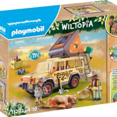 Playmobil Wiltopia jeep set met dieren en figuren voor kinderen, duurzame materialen. Geschikt voor 4-10 jaar, set 71293.