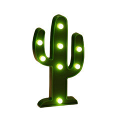 Cactus Lamp op Batterijen Kindernachtlampen Bureaulamp Kinderkamer