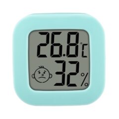 4cm Mini Thermometer Digitaal Binnen Groen CX0726