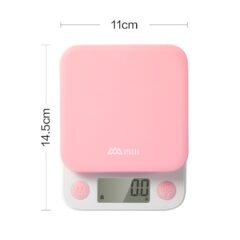 Pocket Keukenweegschaal tot 5Kg - Roze - Weegschaal Keuken Digitaal