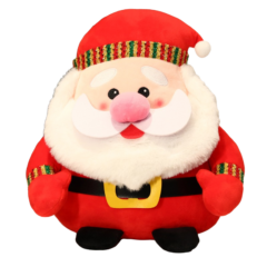 Kerstman Knuffel - 20cm - Pop Kerst Decoratie - Kerstartikelen voor Binnen