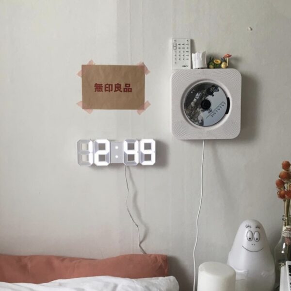LED Digitale Klok - Flipklok - Pixel Klok - Flip Clock Retro - Afbeelding 3