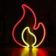 Vuur Vlam Led Lamp Design Usb en Batterij