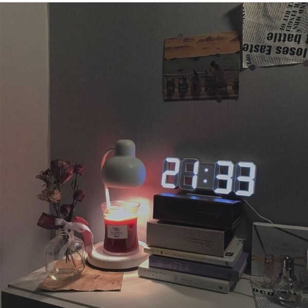 LED Digitale Klok - Flipklok - Pixel Klok - Flip Clock Retro - Afbeelding 4