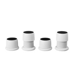4x Meubelverhoger - Verstelbaar 4-6,5cm Meubelpoot Wasmachine Verhoger