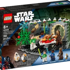 LEGO Star Wars Millennium Falcon Holiday Diorama set, inclusief minifiguren en feestdecoraties voor kinderen vanaf 8 jaar.