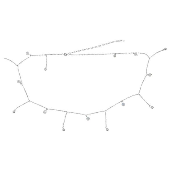 Buik Ketting Zilverkleurig Belly Chain Taille Lichaamsketting Body - Afbeelding 3