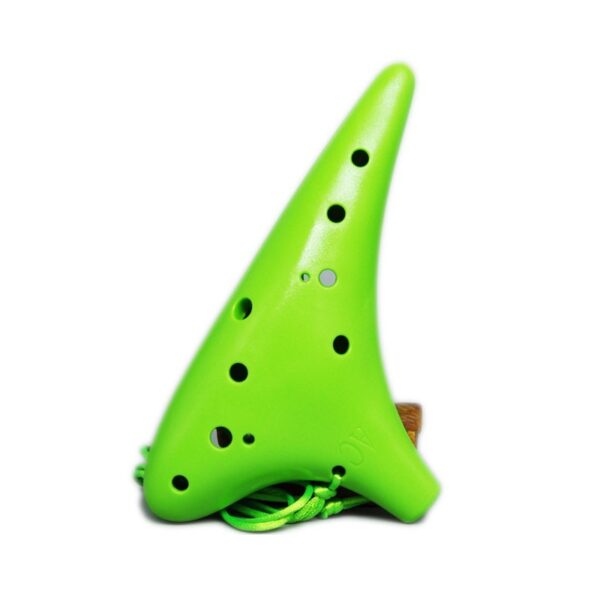 Ocarina 12 Gaten Fluit - Kunststof Groen Muziekinstrument - Instrument
