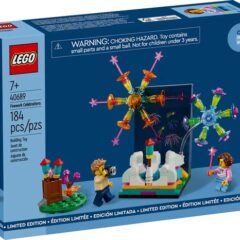 LEGO Vuurwerkviering set 40689 met 184 stukjes voor kinderen vanaf 7 jaar, ideaal voor creatieve speel- en bouwplezier.