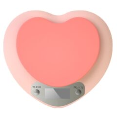 Roze Hartjes Keukenweegschaal tot 5Kg Weegschaal Keuken Digitaal