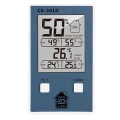 Alarm Thermometer Binnen Digitaal Hygrometer Luchtvochtigheidsmeter CX-201D