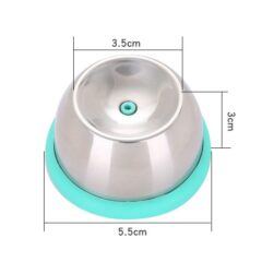 Eierprikker RVS Turquoise Rond