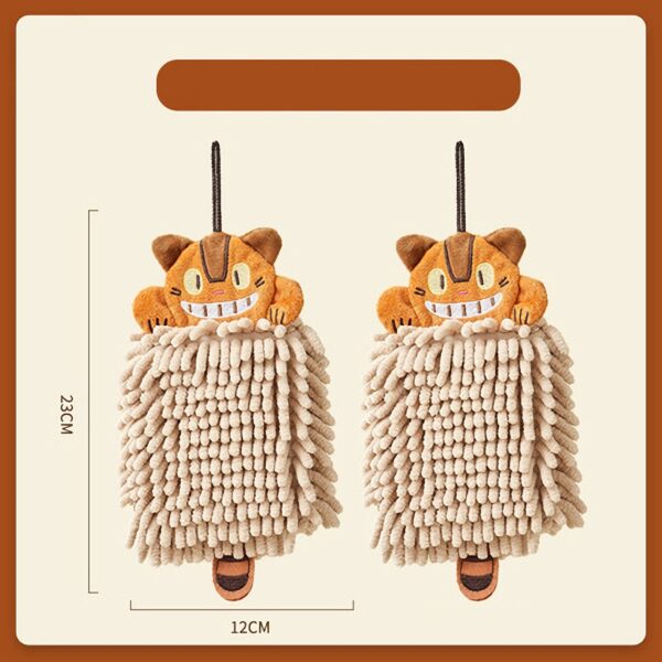 Oranje kattenstoftrekkers met schattig design, 23x12 cm, perfect voor efficiënte reiniging en decoratie.
