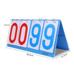 Scorebord Inklapbaar - Blauw - Score Bord