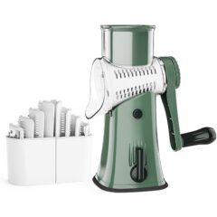 Trommelrasp Groen Retro - Raspmolen Aardappelrasp - Groentesnijder
