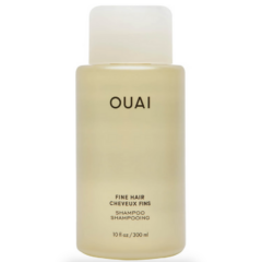 OUAI shampoo voor fijn haar, fles van 300 ml. Verzorging voor dun haar. Luxe haarverzorgingsproduct.