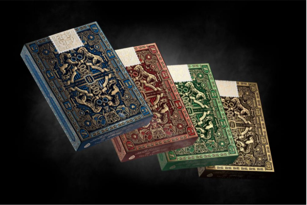 Set van 4 Harry Potter Speelkaarten Kaartspel - Afbeelding 2