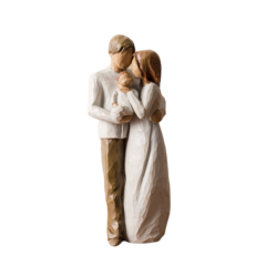 Man Vrouw Stelletje Partner Beeld - Kraamcadeau - Zwangerschap Cadeau - Decoratie Baby Zwanger