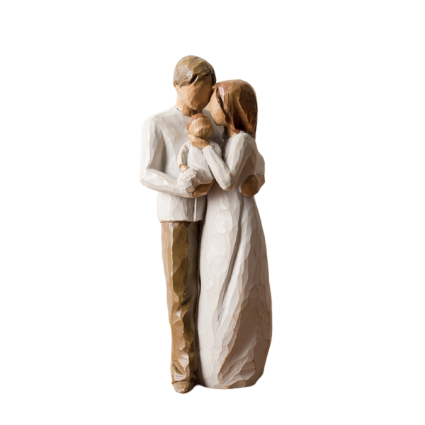 Man Vrouw Stelletje Partner Beeld - Kraamcadeau - Zwangerschap Cadeau - Decoratie Baby Zwanger