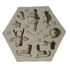 Kerst Siliconen Fondant Mal Chocolade Zeep Kaarsen Maken