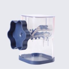 Notenmaler Blauw 14x9,5x6.6cm Notenkraker Handmaler