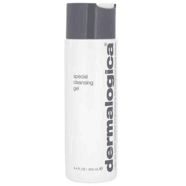 Dermalogica special cleansing gel, 250 ml fles, voor effectieve gezichtsreiniging en verzorging.