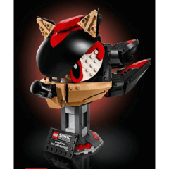 LEGO Shadow the Hedgehog bouwset, 720 stukken, verpakt in doos voor volwassenen, Sonic the Hedgehog thema.