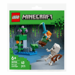 LEGO Minecraft-set 30705: De Lush Cave-gevecht met 40 stuks voor kinderen vanaf 6 jaar.