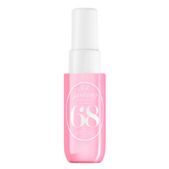 Roze fles Sol de Janeiro Cheirosa 68 parfum mist, luxe geur in moderne fles.