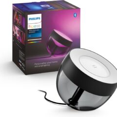 Philips Hue Iris lamp met instelbare kleuren en slimme verlichting, voor een gepersonaliseerde sfeer thuis.